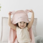 Organic Baby Hooded Towel - Petal (Out of Stock)